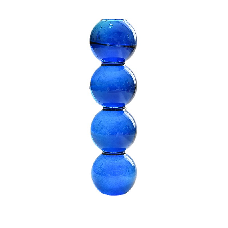 INS diseñador burbuja bola de color florero de cristal cafetería B & B decoración suave decoración fondo