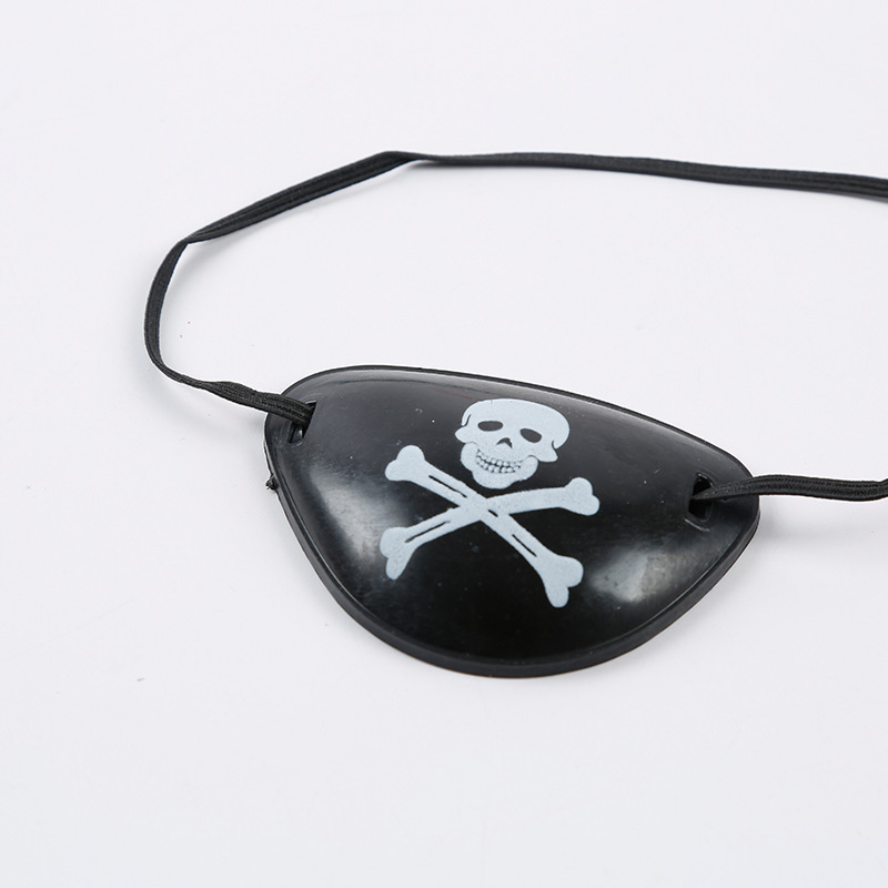 Pirata máscara de ojo fabricantes de Halloween pirata máscara de ojo pendientes pañuelo Halloween Cosplay props traje