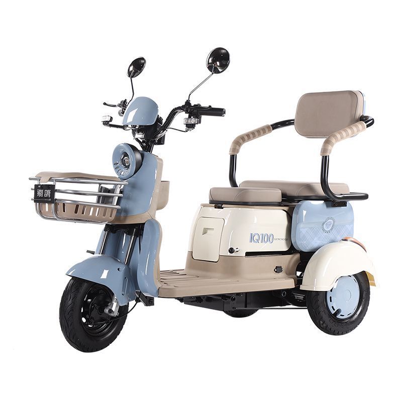 Скутер электрический трехколесный литиевый 48V 12A 600W