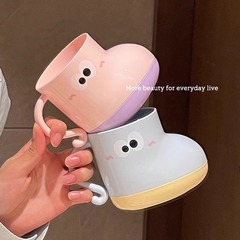 小鞋子牙杯家用宿舍可爱漱口杯儿童牙缸情侣学生高颜值卡通洗漱杯