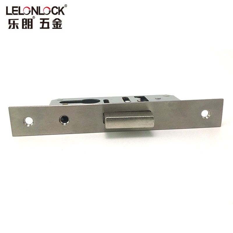 Personalizado acero inoxidable 30 un solo canal de lengua puerta cuerpo de cerradura puerta invisible puerta de aleación de aluminio marco puerta cuerpo de cerradura de tierra