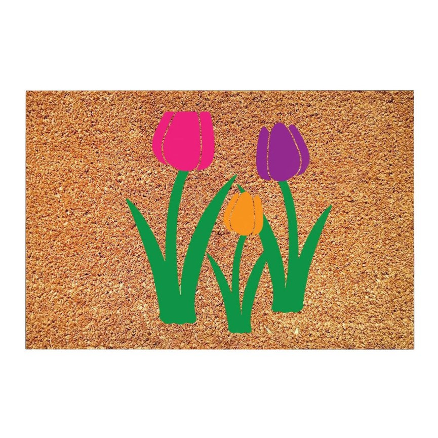 Alfombra de elemento de tema de verano transfronterizo alfombra de puerta de entrada antideslizante alfombra de entrada de cocina de baño absorbente