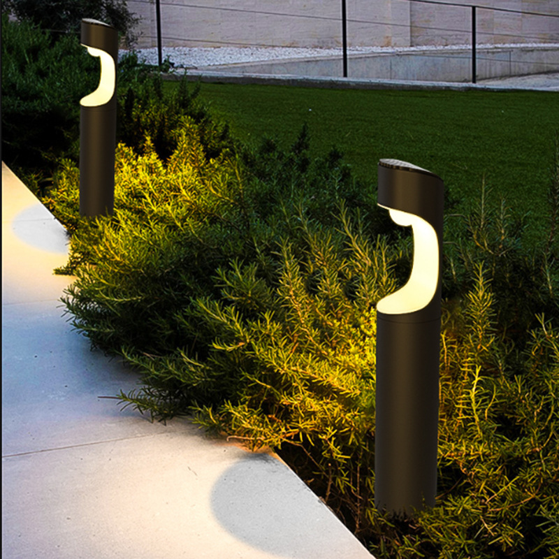 Lámpara de césped LED al aire libre Parque de la carretera Plaza Villa Comunidad Patio Lámpara de río Lámpara de césped de aluminio 10W