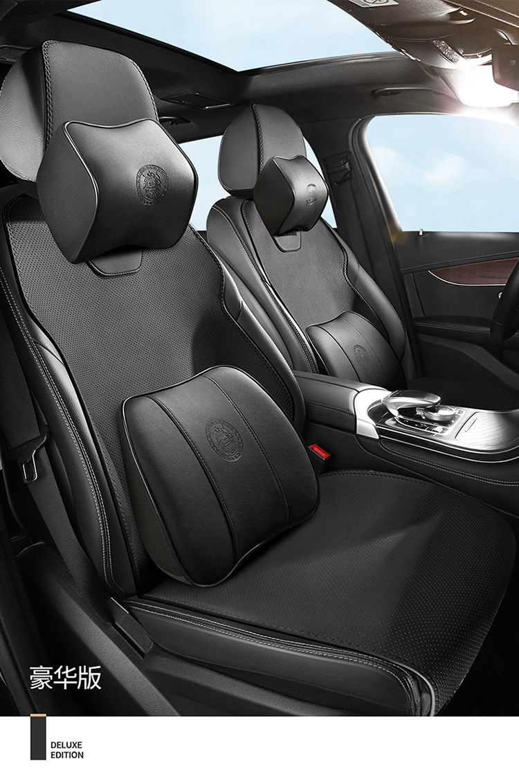 Genuine Leather Car Seat Cushion, Universal for All Seasons, Breathable Small Car Half-Cover Seat Cover, One-Piece Seat Cover, Dropshipping Available