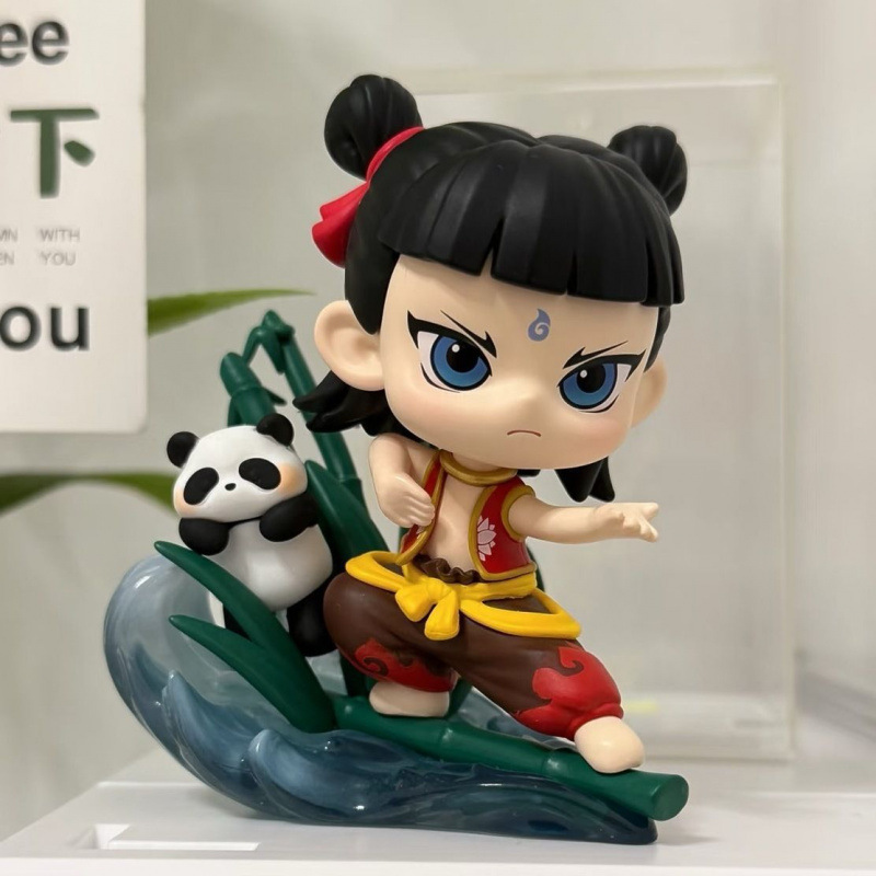 泡泡玛特盲盒哪吒之魔童闹海系列手办公仔车载摆件潮玩具一件包邮|undefined