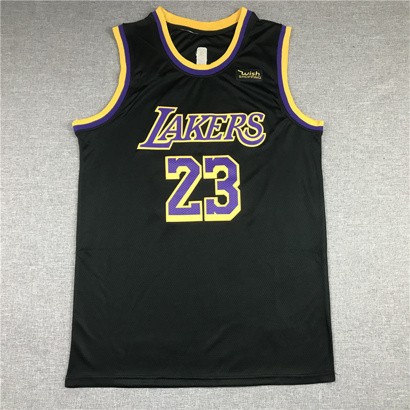 Lakers 23 Black Bonus Edition James Basketball Uniform Vest American Lakers Bonus Edition