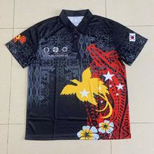 定制数码数花短袖POLO翻领T恤 160克网眼速干面料热升华印花定做