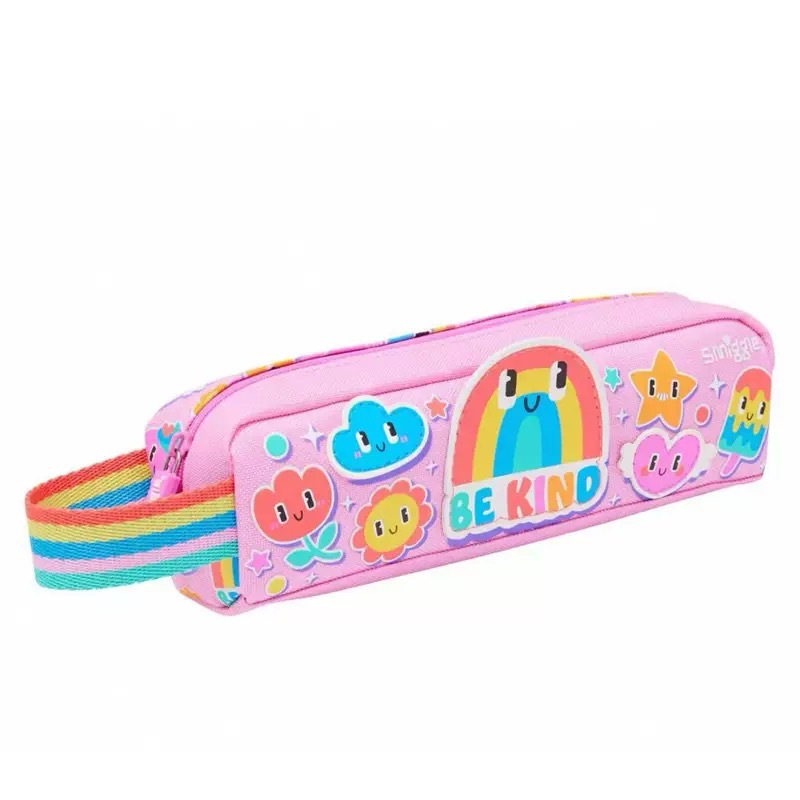 Australia Smiggle Student Rainbow Flower Mochila Mochila para jardín de infantes para niños, taza de agua, lonchera, bolsa de comida