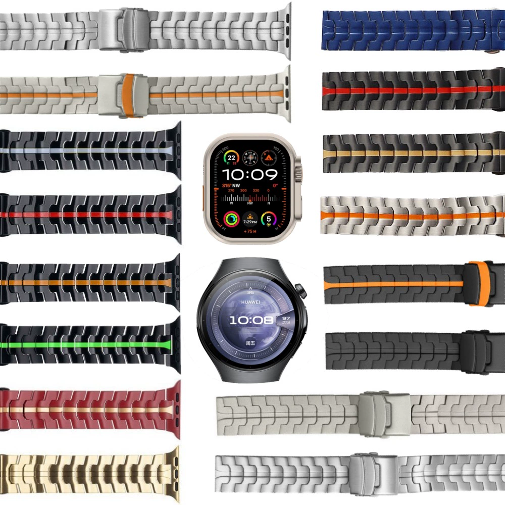 Ремешок для Apple Watch из чистого титана Ultra3, металлический, в стиле Железного человека S11, из нержавеющей стали, 22 мм