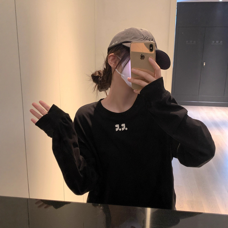 Korean Trendy Brand Restandrecreation Printed Round Neck Loose Casual Long-Sleeved Couple Women's Sweatshirt 3D Korean Trendy Brand Restandrecreation Printed Round Neck Loose Casual Long-Sleeved Couple Women's Sweatshirt 3D