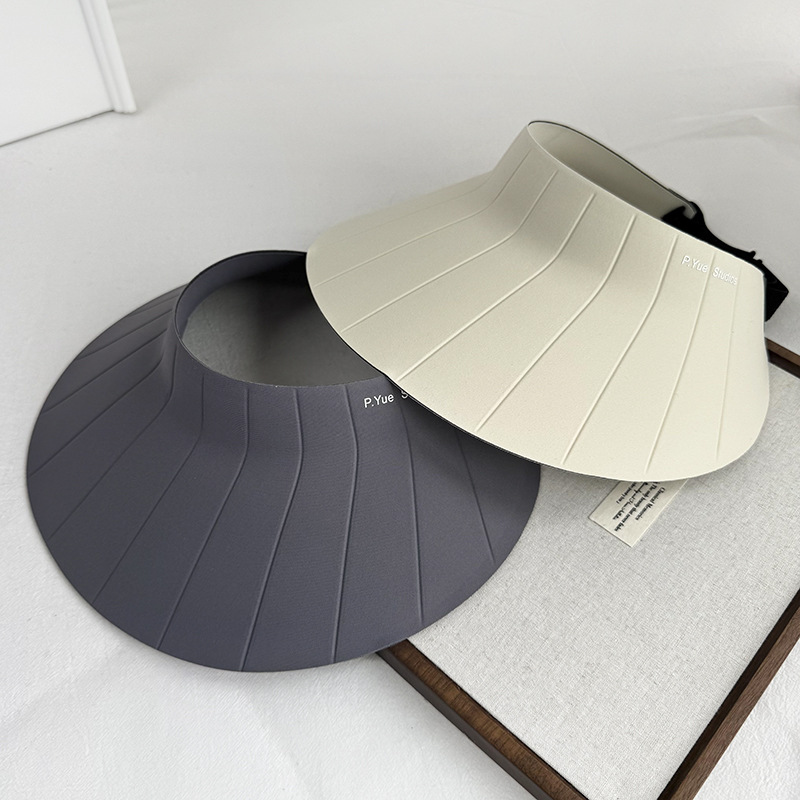 2025 nuevo sombrero para el sol de verano para mujer protección solar protección UV sombrero de techo vacío sombrero de ala grande protección UV sombrero para el sol marea