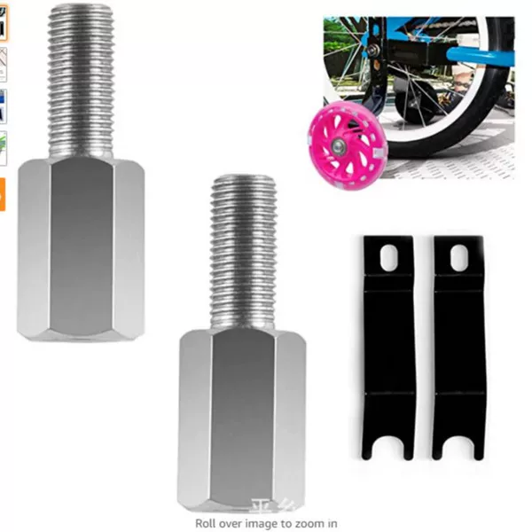 Bicycle auxiliary wheel positioning fork lengthening nail variable speed bike side wheel support balance wheel variable speed mountain bike bracket