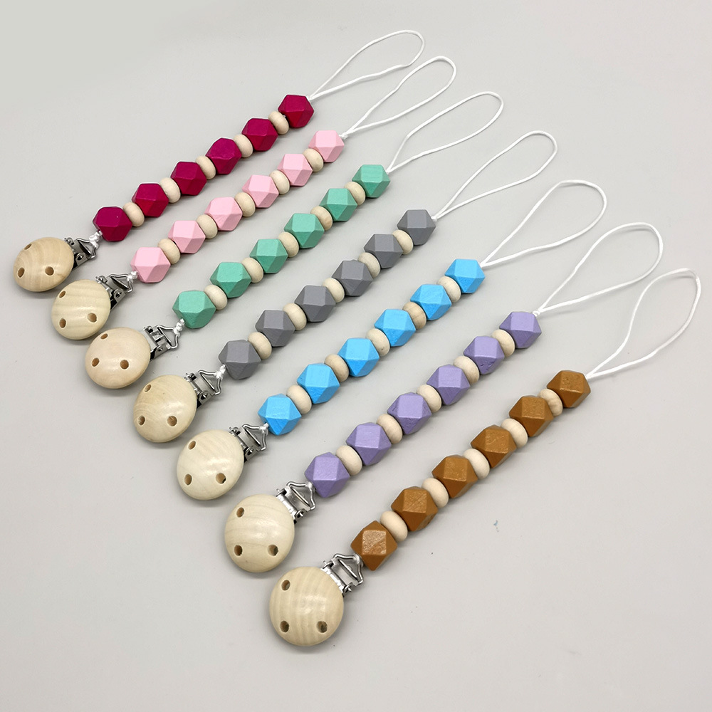 Baby pacifier anti-drop chain baby toy silicone pacifier clip anti-drop with bite music anti-lost chain New