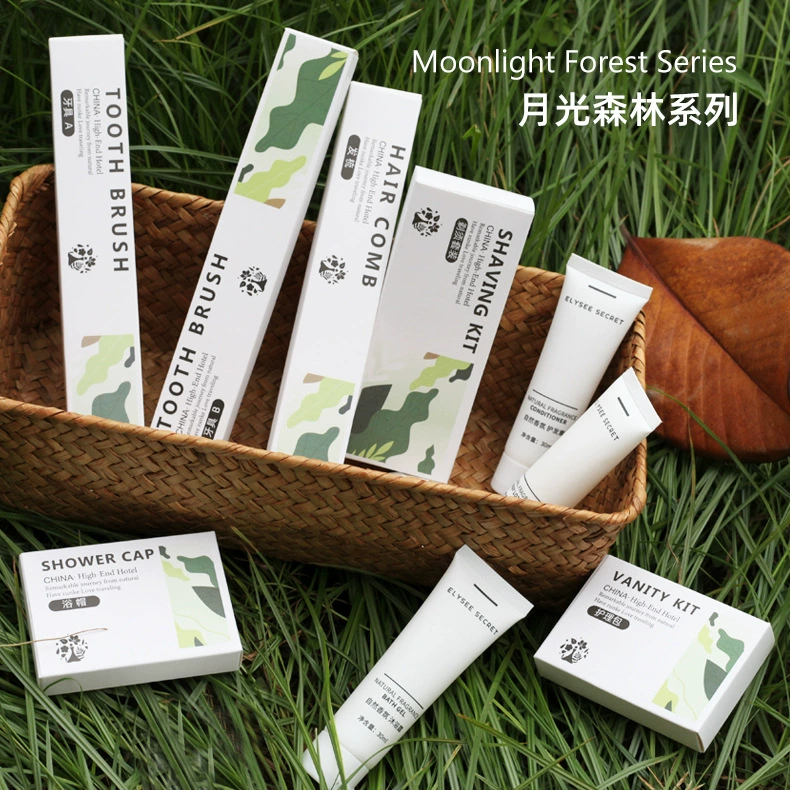 Гостиничная одноразовая зубная щетка мягкие туалетные принадлежности для волос костюм высокого класса B & B карточная коробка Расческа Шампунь тапочки оптом