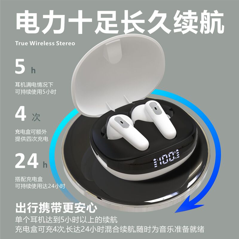 新型js81イヤホン無線bluetooth三画面デジタルステレオ5.1電競ゲームイヤホンクロスボーダー現物|undefined