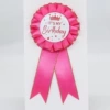 Gold edge ribbon badge IT'S MY Birthday* rose red