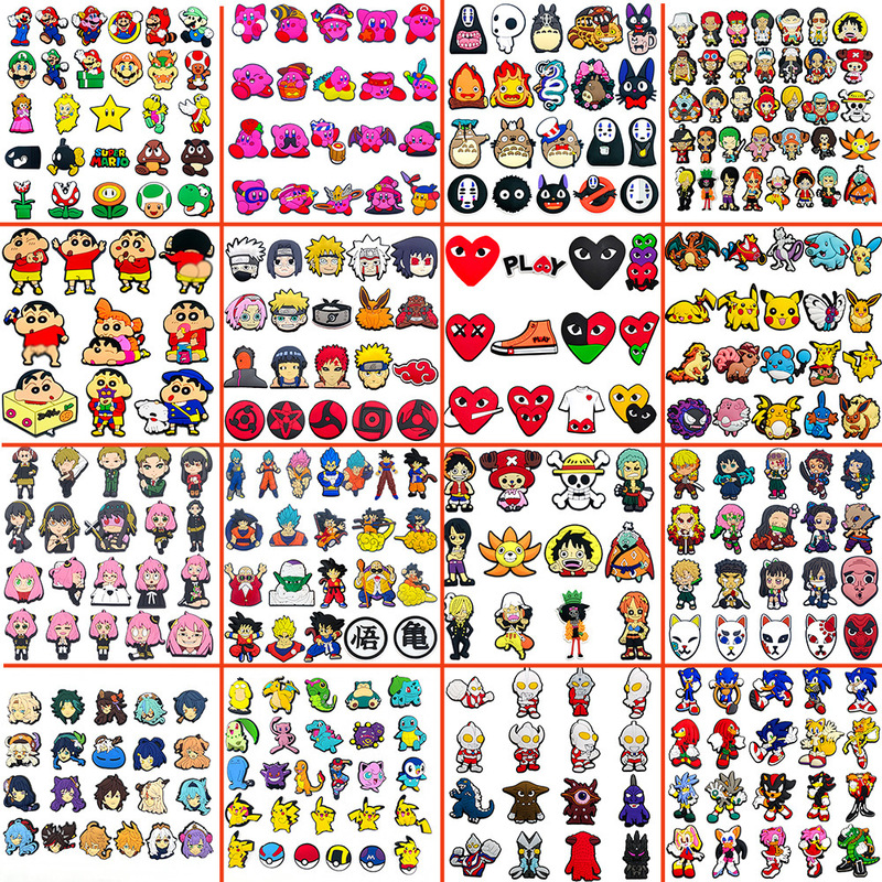 Fire 96 sets of collection hole shoes shoes flower shoe buckle upper accessories buckle shoes decoration cross smart star cartoon animation Fire 96 sets of collection hole shoes shoes flower shoe buckle upper accessories buckle shoes decoration cross smart star cartoon animation