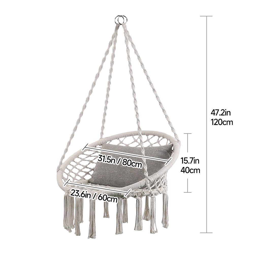 Silla de columpio blanco