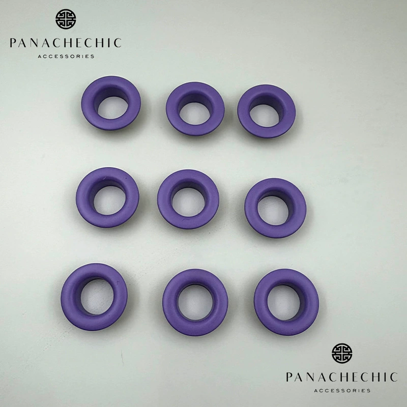 Большой запас стальных глазков с покрытием, краска по Pantone, полный комплект экспортных глазков