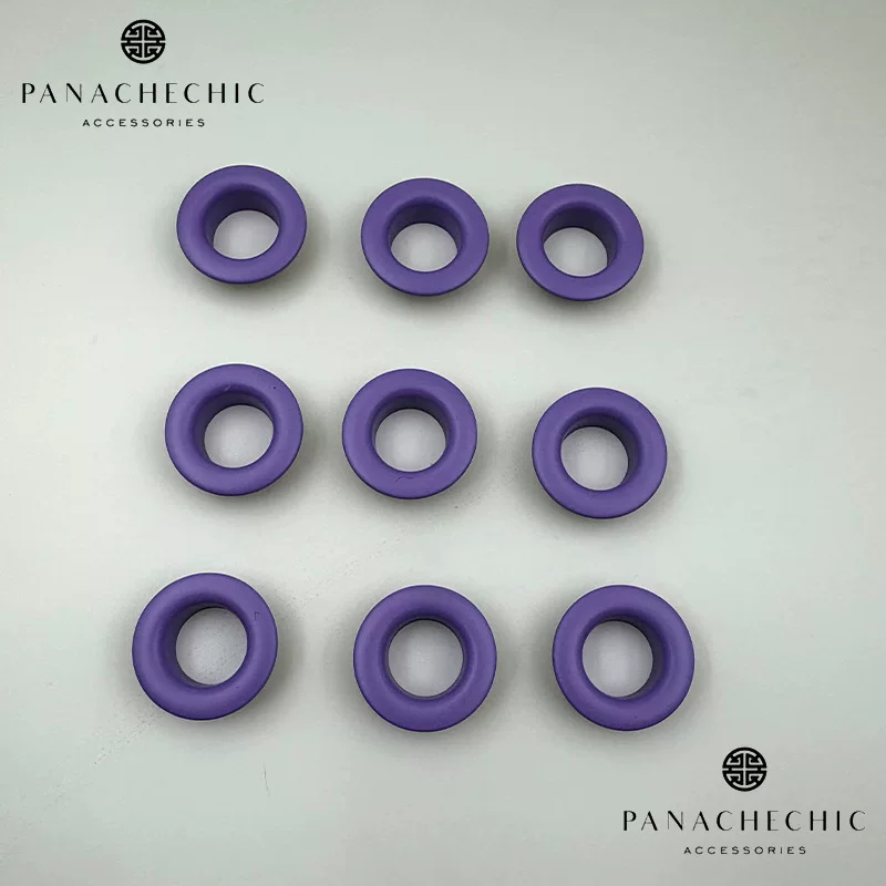 Большой запас стальных глазков с покрытием, краска по Pantone, полный комплект экспортных глазков