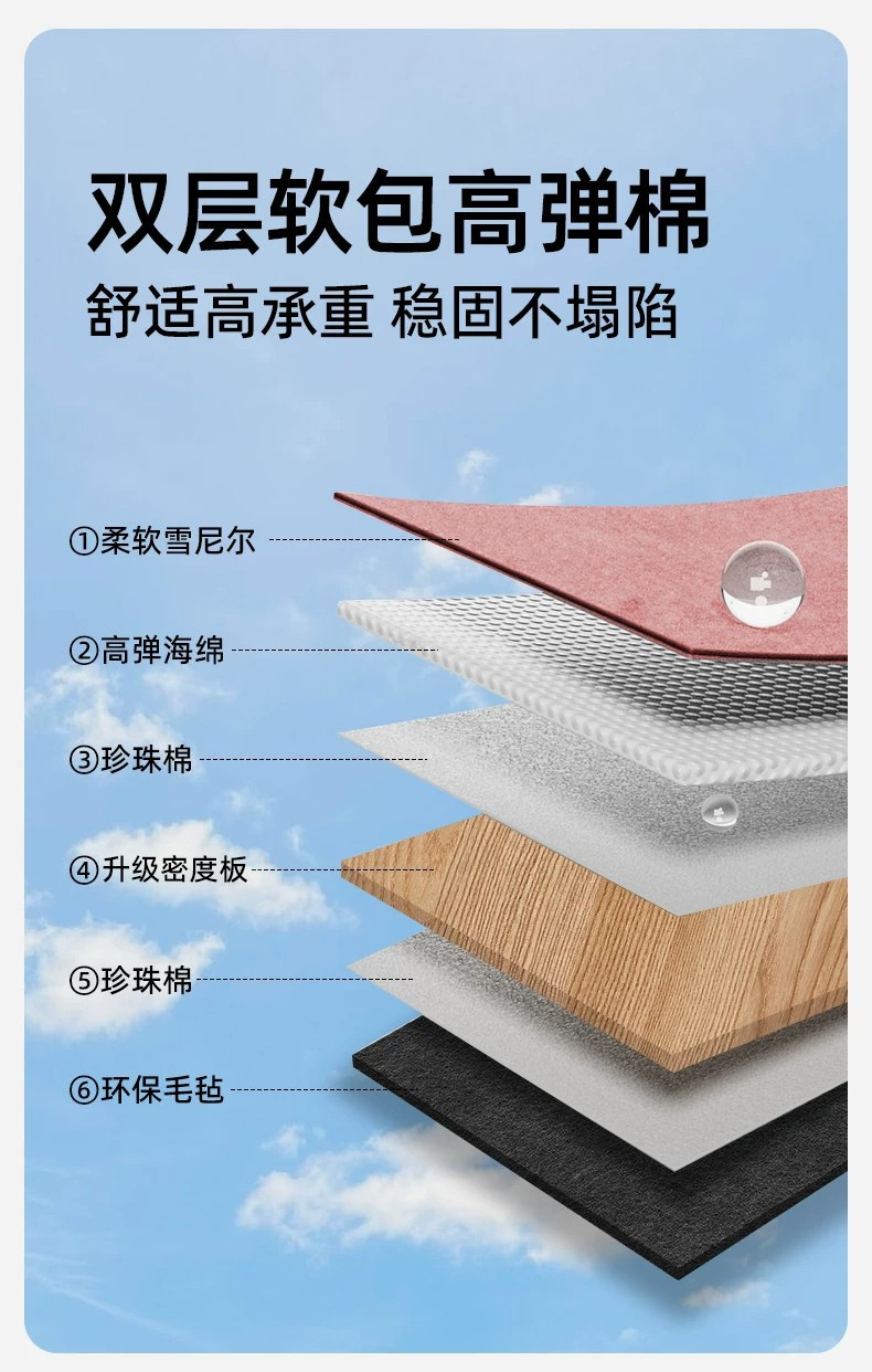Car Backseat Sleeping Pad, Car Mattress, Foldable Travel Bed in the Car, Rear Seat Sleeping Tool for Babies