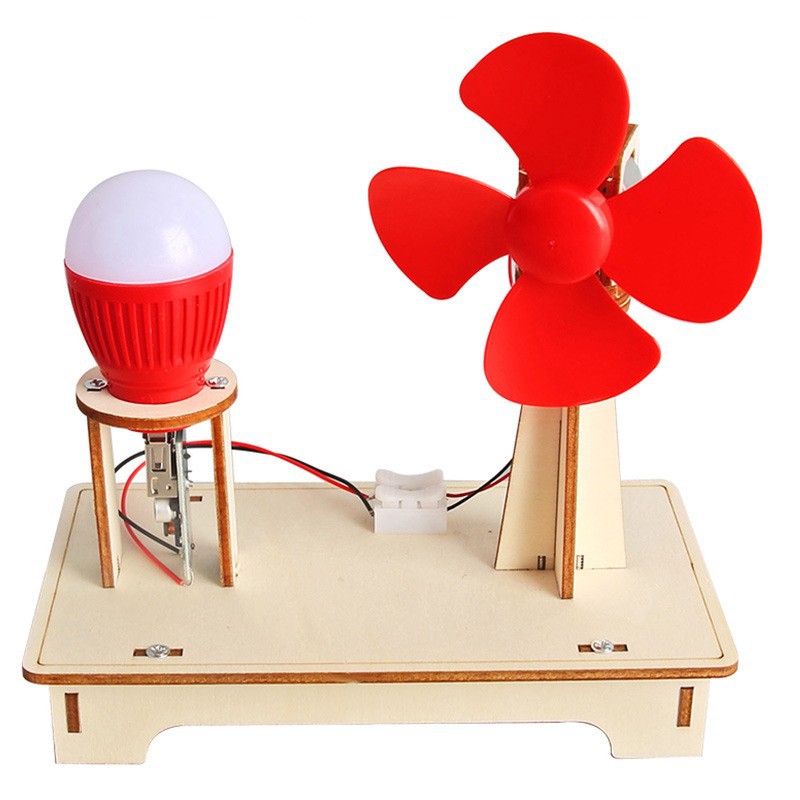 Hecho a mano bricolaje generador de mano de madera tecnología pequeña producción de la escuela recomendar niños creativos Juguetes Divertidos al por mayor