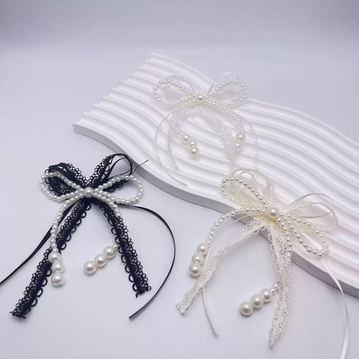 泫雅同款银色珍珠鞋扣配饰