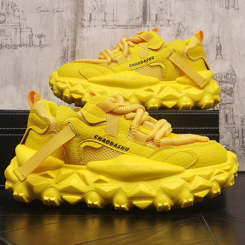 Fashionable and Trendy Men's Bright-Colored Mesh Shoes, Super Popular Niche Versatile Casual Running Shoes, Student Sports Shoes for Men Fashionable and Trendy Men's Bright-Colored Mesh Shoes, Super Popular Niche Versatile Casual Running Shoes, Student Sports Shoes for Men
