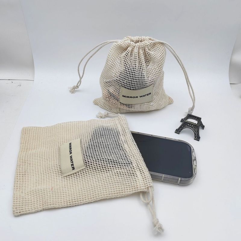 小方格纯棉布袋水果收纳袋饰品包装袋手机数码产品分装袋可抽绳袋|undefined