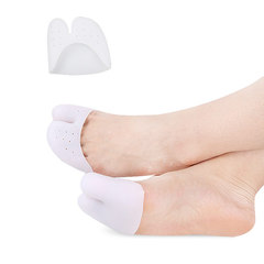 Hole-toe shoe covers SEBS toe protectors, thick and soft toe/foot anti-wear and anti-pain wholesale