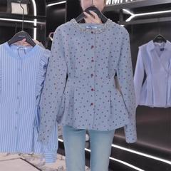 大きいサイズの婦人服は2025年の春の新型のデザイン感があります。