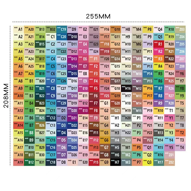 Rectangular color sticker