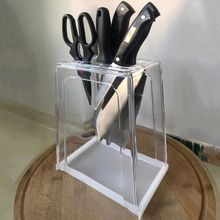 透明亚克力刀架厨房刀具收纳架壁挂刀架防霉多功能置物架菜刀王金