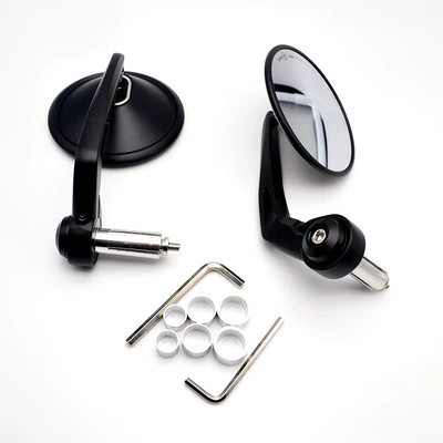 Motorcycle rearview mirror 22mm handle mirror aluminum alloy