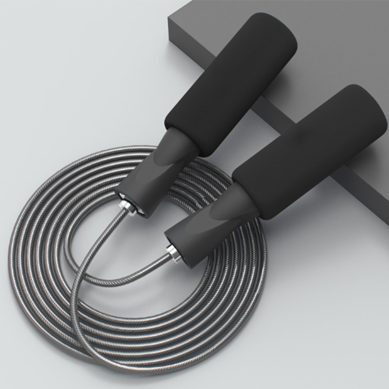 6565 examen de entrada de la escuela secundaria prueba física entrenamiento saltar cuerda estudiante deportes competencia prueba entrenamiento cuerda de alta velocidad con mango de manga de esponja