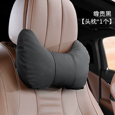 Accessories, Headrest, Waist Pillow, Neck – Headrest - cow-head-style-yacht-velvet-noble-black-headrest-1