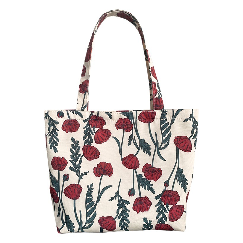 Artístico fresco floral Plaid bolsa de almuerzo portátil japonés Plaid bolsa pequeña bolsa de mano bolsa para caminar