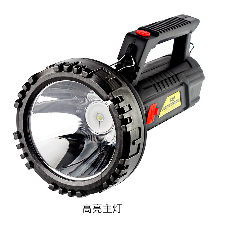 Linterna recargable multifuncional luz fuerte luz de largo alcance portátil Reflector prevención de inundaciones Luz Portátil de emergencia