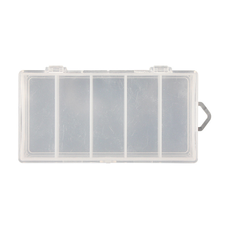 Accesorios para equipos de pesca transparente luya cebo caja de plástico caja de almacenamiento de doble capa imitación cebo falso cebo caja de fábrica al por mayor