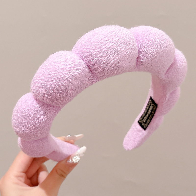 Meilad otoño y invierno, cinturón de cabello alto, cinturón de cabello de alta calidad, cinturón de cabello de esponja coreana retrógrada