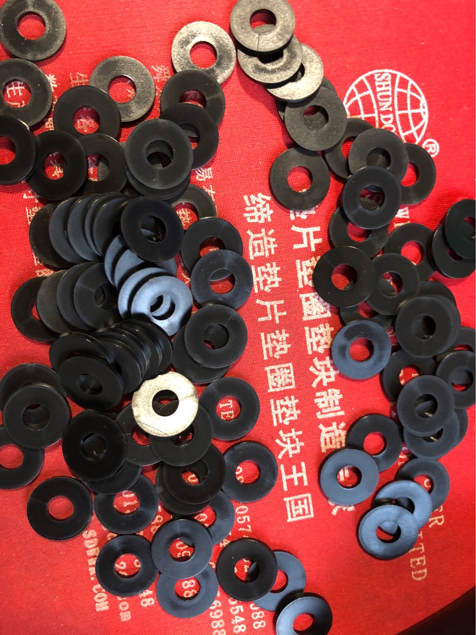 圆头圆形紧定德标手柄氧化无头不锈钢手拧紧板手 黑色特氟龙垫片