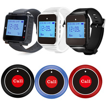 手表无线呼叫器餐厅茶楼酒店咖啡厅茶餐厅外贸呼叫器服务按铃