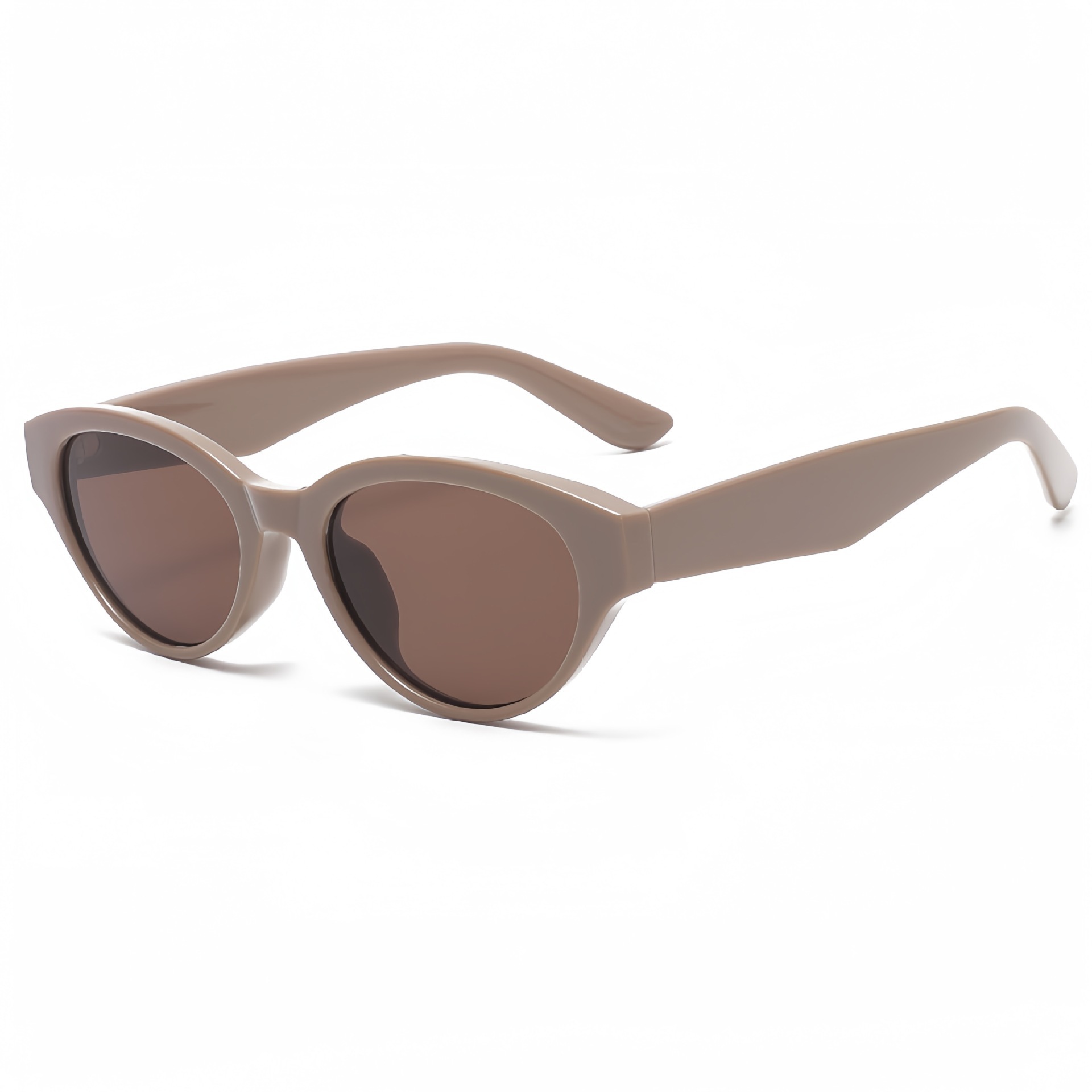 Gafas de sol de ojo de gato de marco pequeño retro coreano para hombres y mujeres Gafas de sol de protección UV para exteriores de alta gama Sunglasses