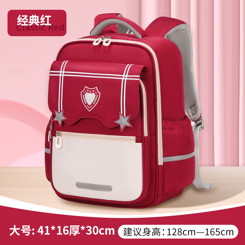 Mochilas escolares Yunduo para estudiantes de primaria, grados 1-6, reducción de la carga, prevención de salpicaduras de agua, múltiples compartimentos, mochilas de gran capacidad para niños, resistentes a la suciedad, hombres y mujeres