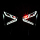 JPA headlight assembly red