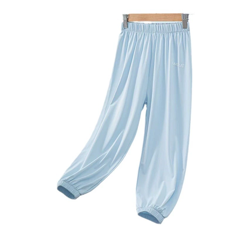 Children's sun protection cream, summer trousers for leisure, silk mosquito repellent for boys, oversize
