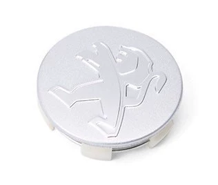 Hub cover Peugeot 3008 408 508 307 - silver-base-with-lion-logo-non-embossed-price-is-for-one-unit