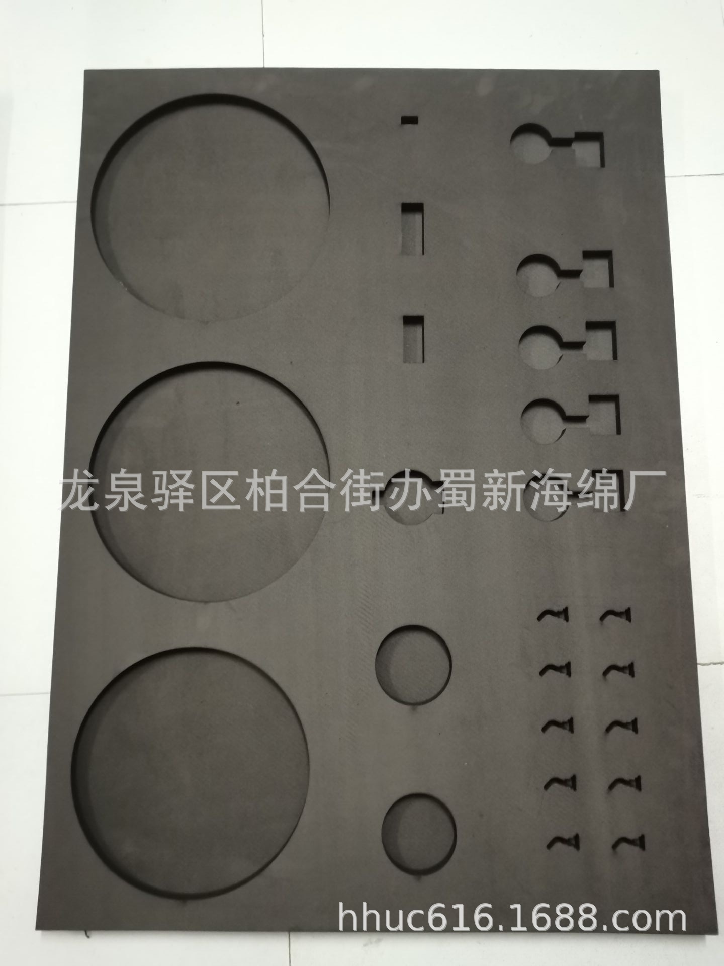 供应黑色EVA雕刻成型包装泡沫/一体成型内托EVA泡棉/零件内卡海绵
