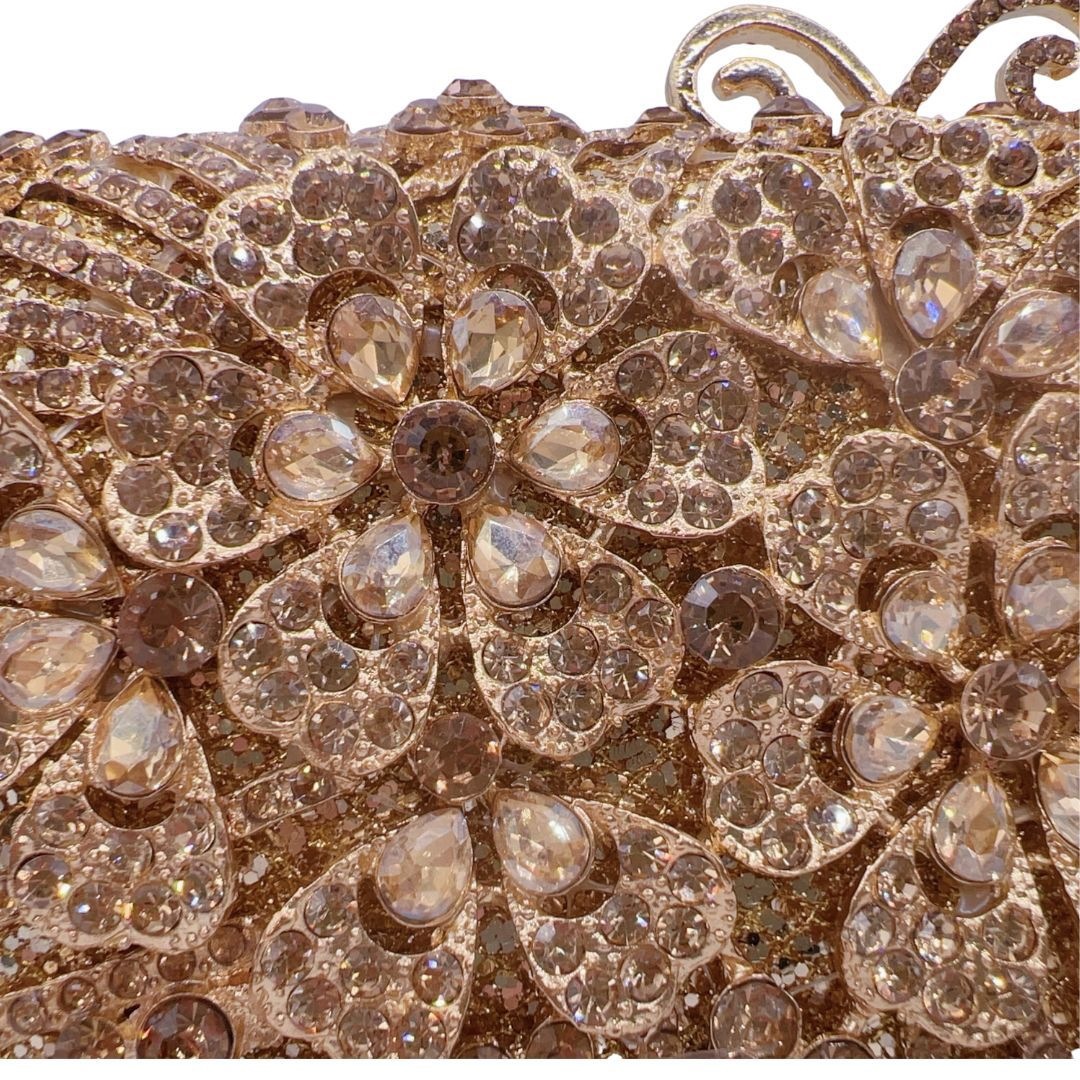 Rhinestone Clutch bag nuevo diamante banquete bolsas de cena transfronterizas diamantes bolsas de mano doradas