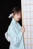 No. 31 kimono comes with a simple girdle and fan (bow tie, inner outfit is photographed separately)